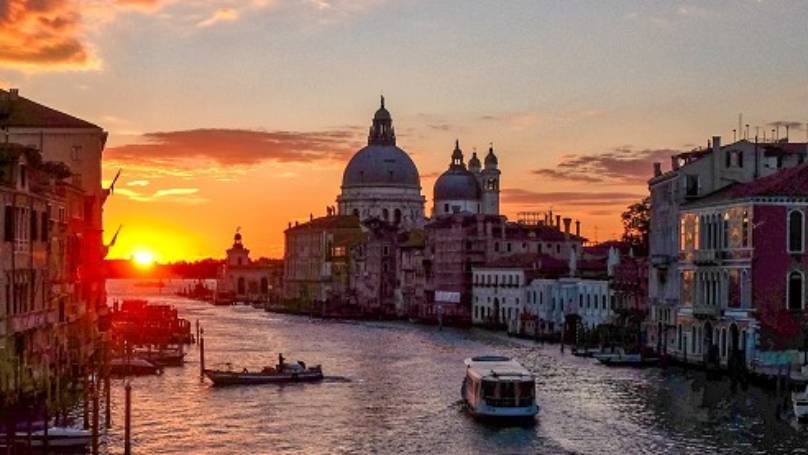 Venice at sunset